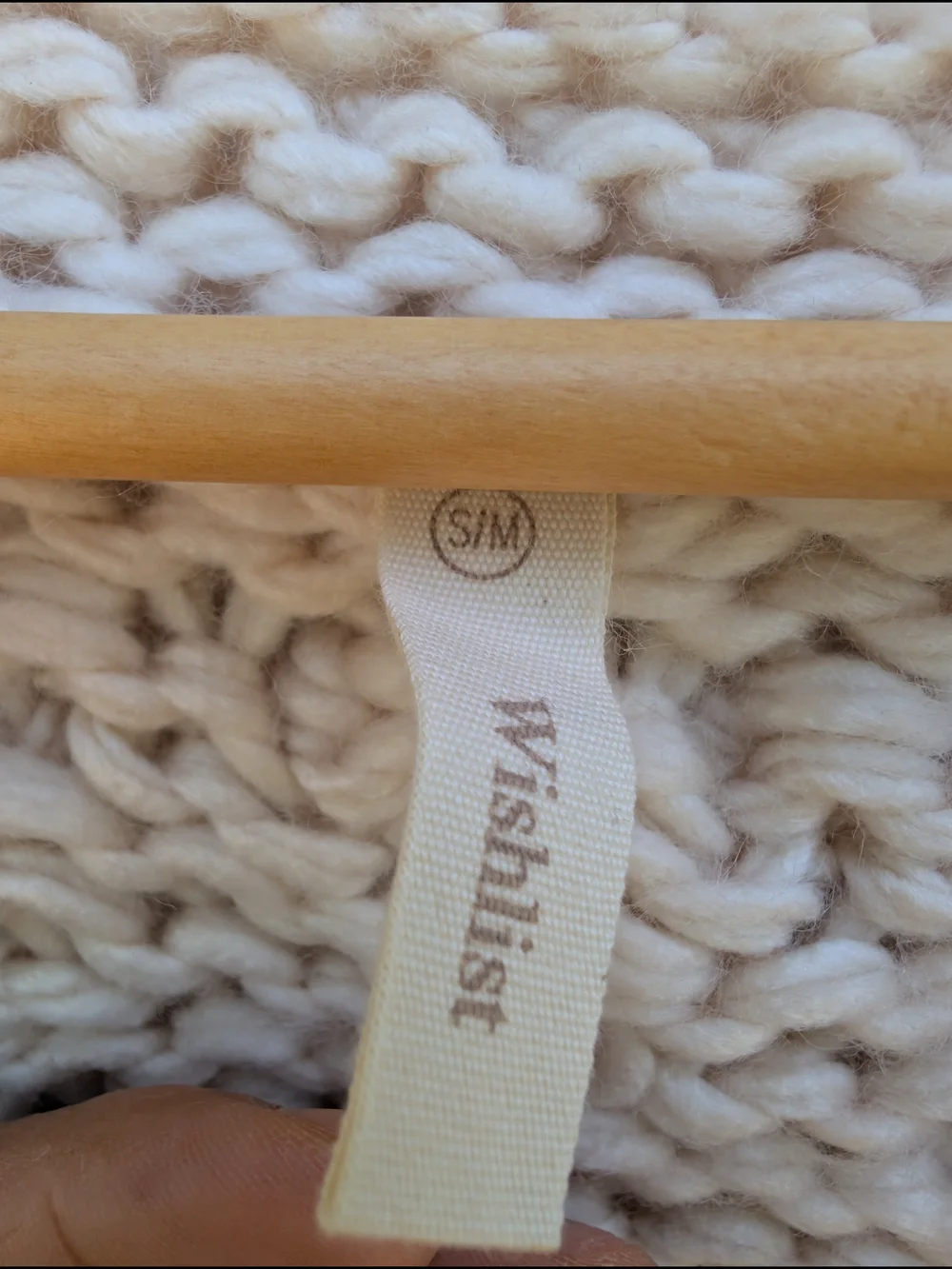 Wishlist Cream Chunky Popcorn Knit Cardigan - Picture 2 of 3